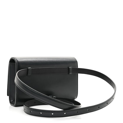 Saint Laurent Smooth Calfskin Monogram Kate Belt Bag Black 3 of 8