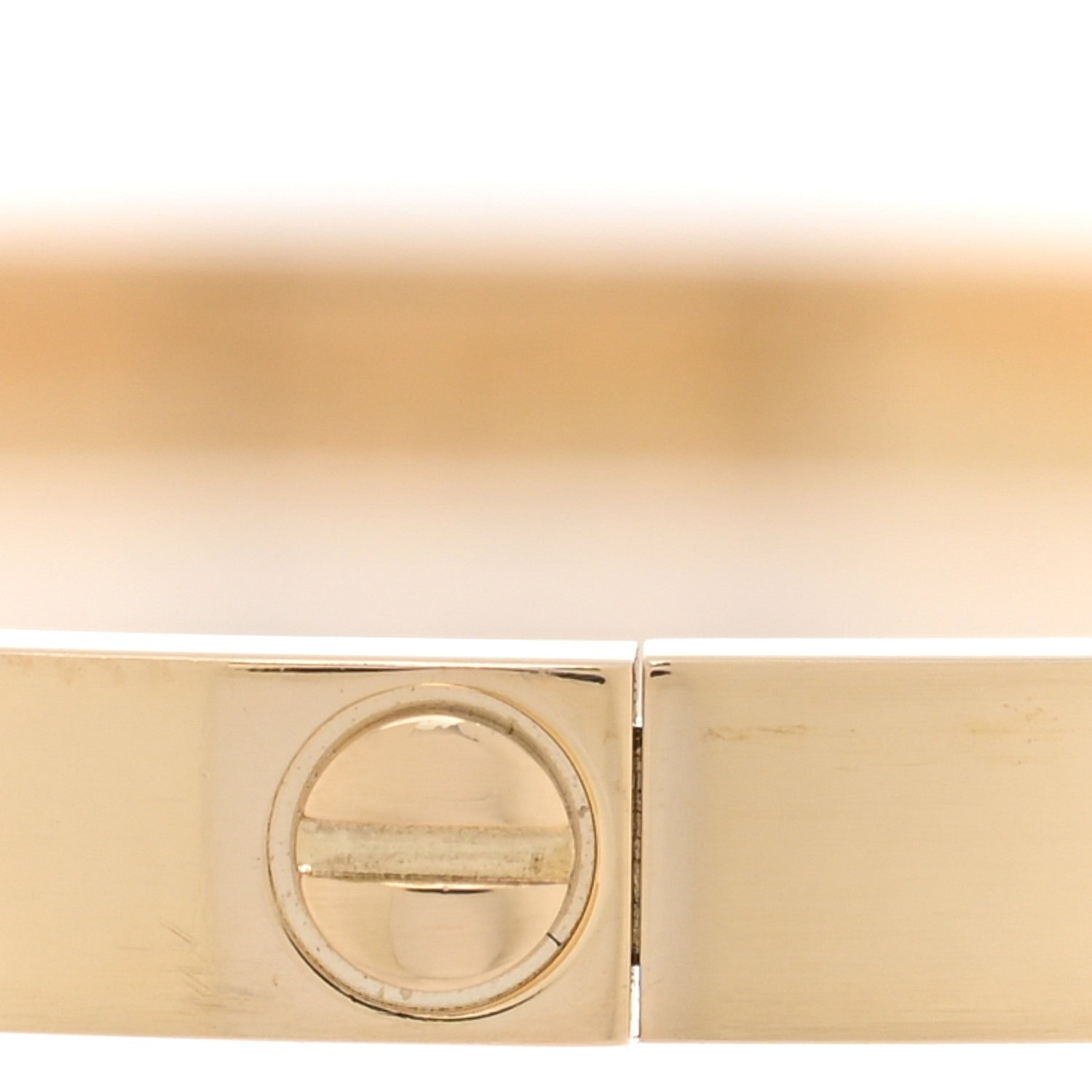 Cartier 18K Yellow Gold Small LOVE Bracelet 17 5 of 6