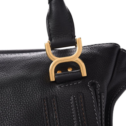 Chloe Calfskin Large Marcie Satchel Black 11 of 12