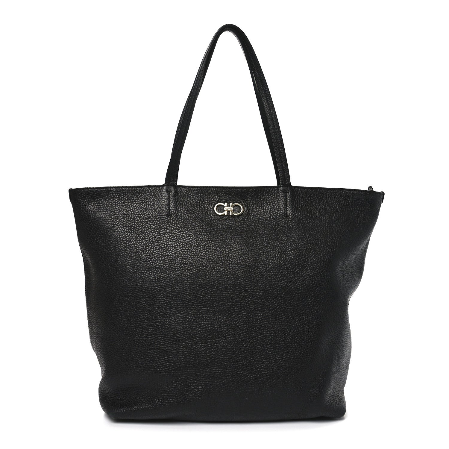 Salvatore Ferragamo Calfskin Medium Tote  Black 1 of 9