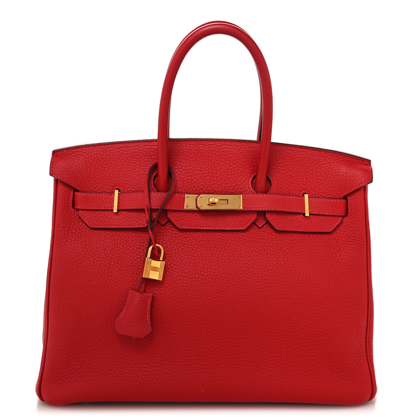 Togo Birkin 35 Rouge Casaque