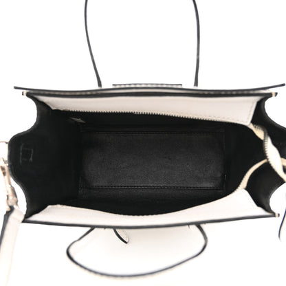 Celine Smooth Calfskin Nano Luggage White 5 of 13