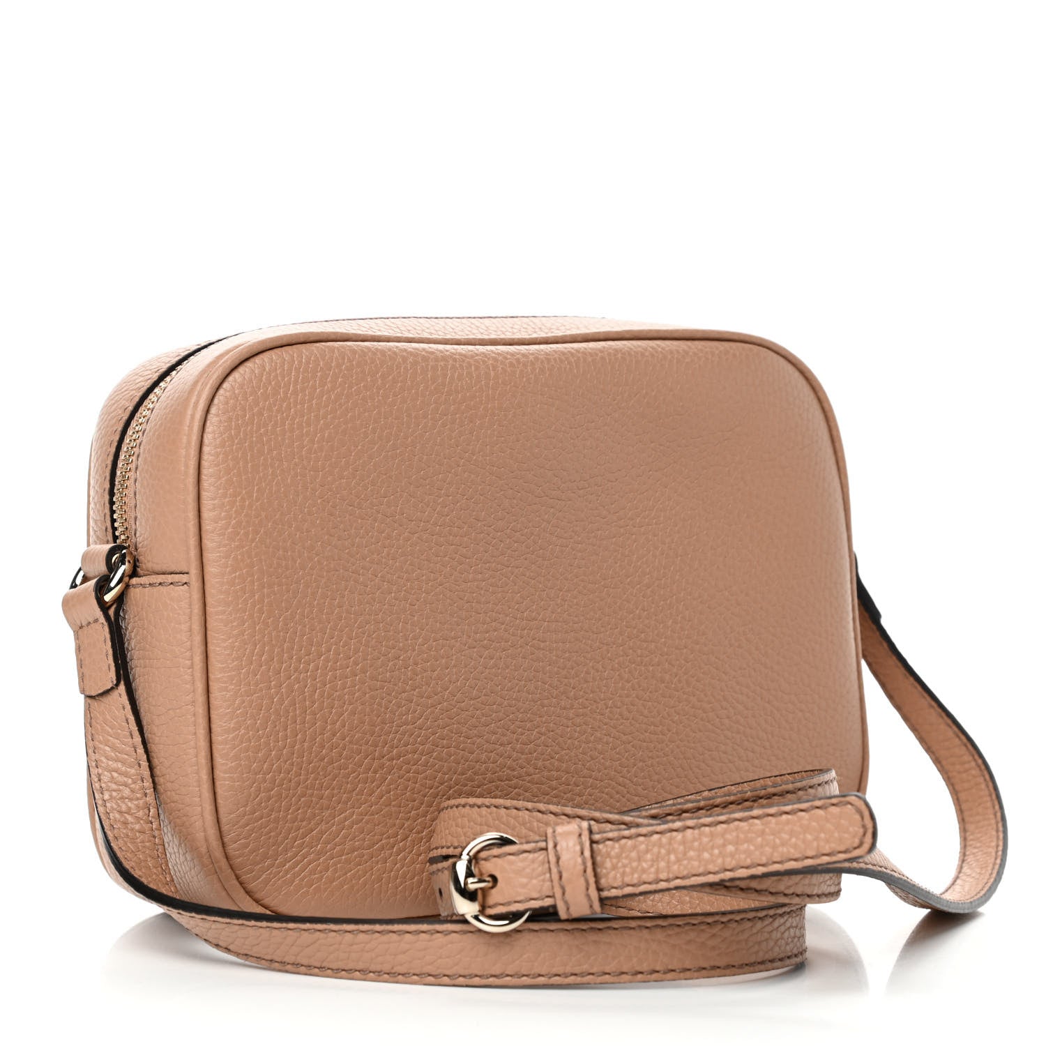 Gucci Pebbled Calfskin Small Soho Disco Bag Camelia 2 of 4
