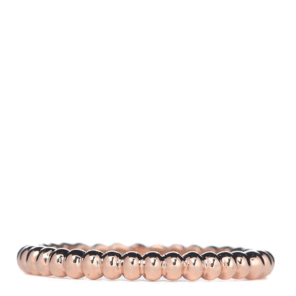Van Cleef & Arpels 18K Rose Gold Small Perlee Ring 49 4.75 1 of 4