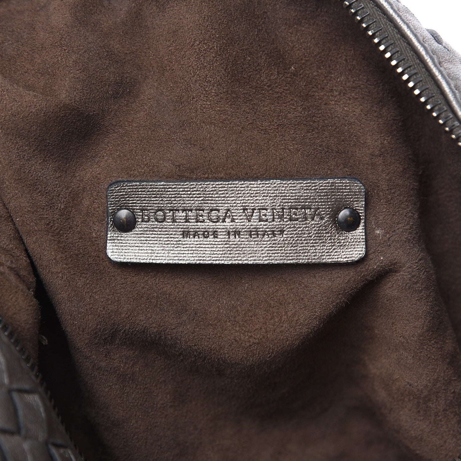 Bottega Veneta Metallic Grosgrain Intrecciato Small Shoulder Bag 6 of 10