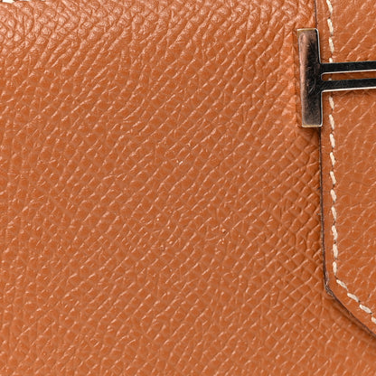 Hermes Epsom Bearn Gusset Wallet Gold 12 of 15