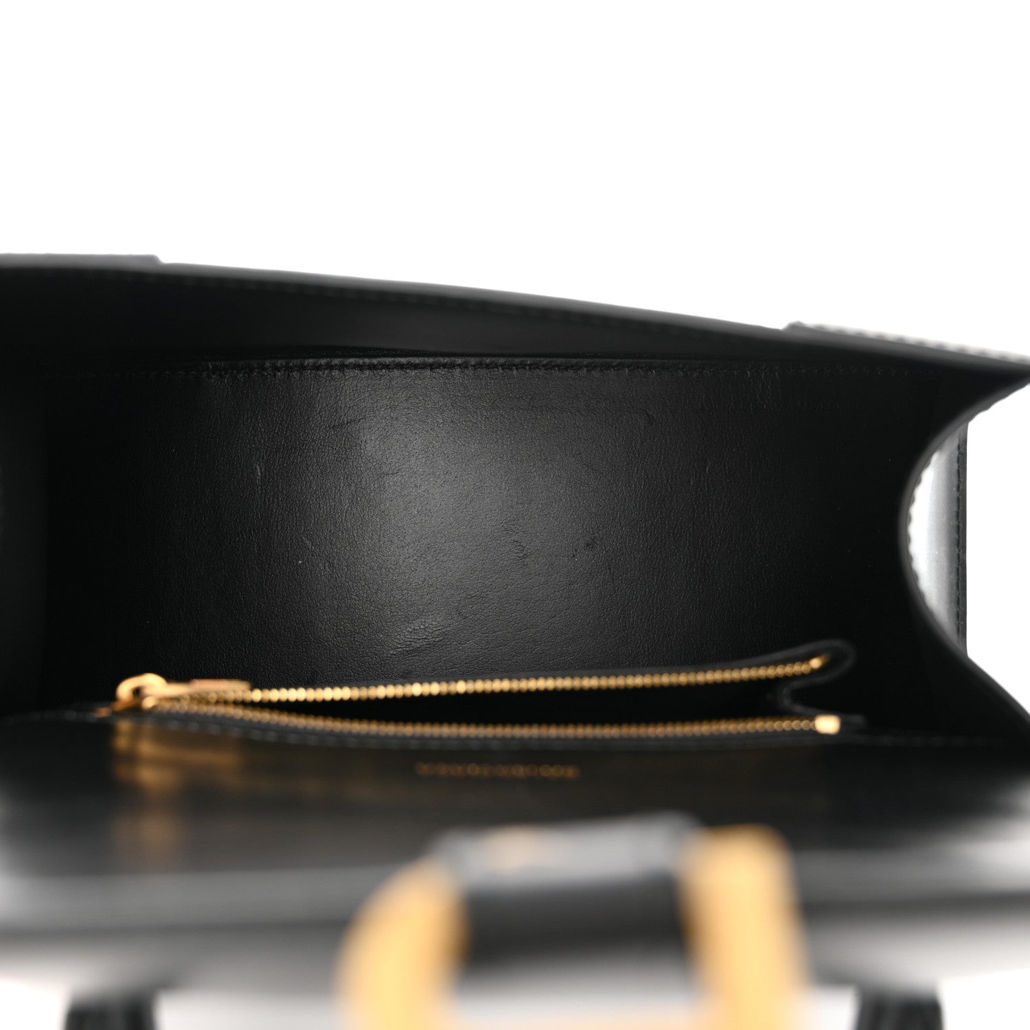 Balenciaga Shiny Box Calfskin Small Hourglass Top Handle Bag Black 5 of 11