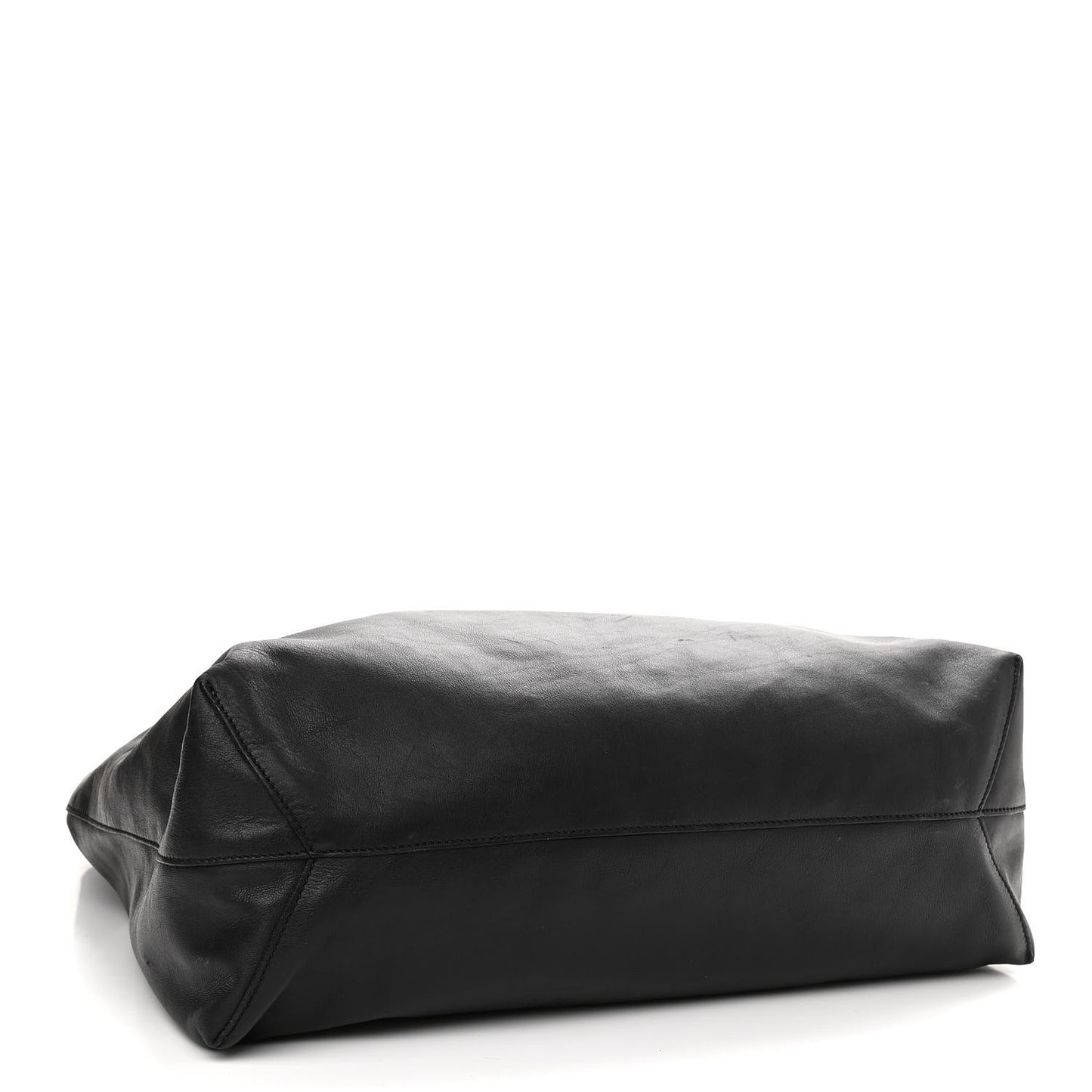 Calfskin Large Horsebit Tote Black