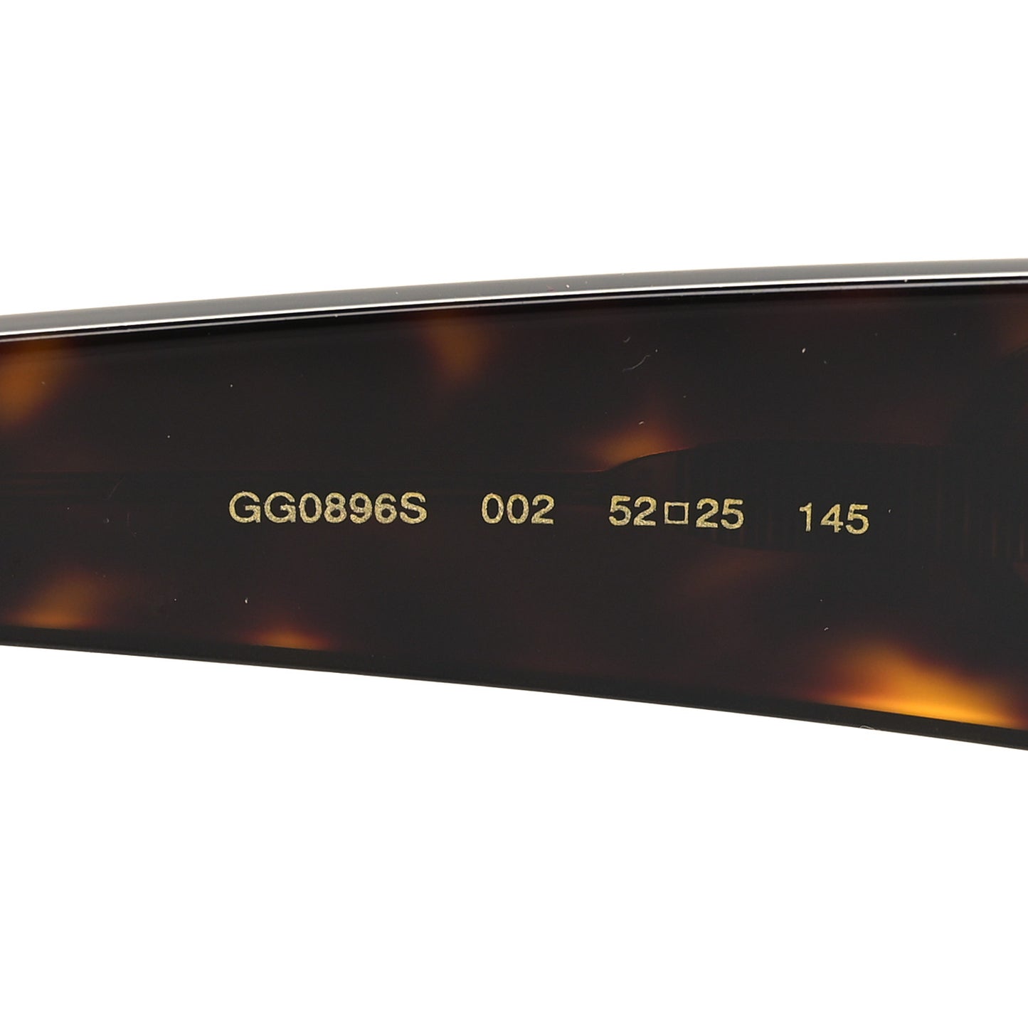 Acetate Square Frame Sunglasses GG0896S Tortoise