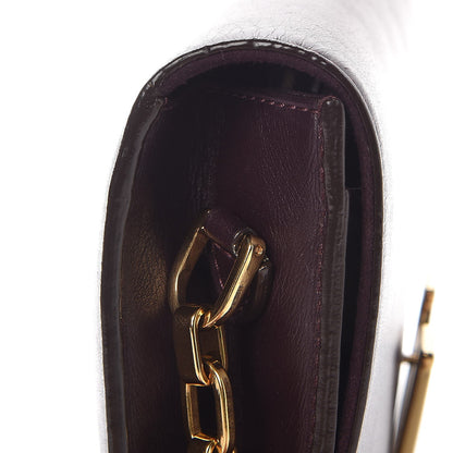 Louis Vuitton Calfskin Chain Louise GM Amarante 8 of 10