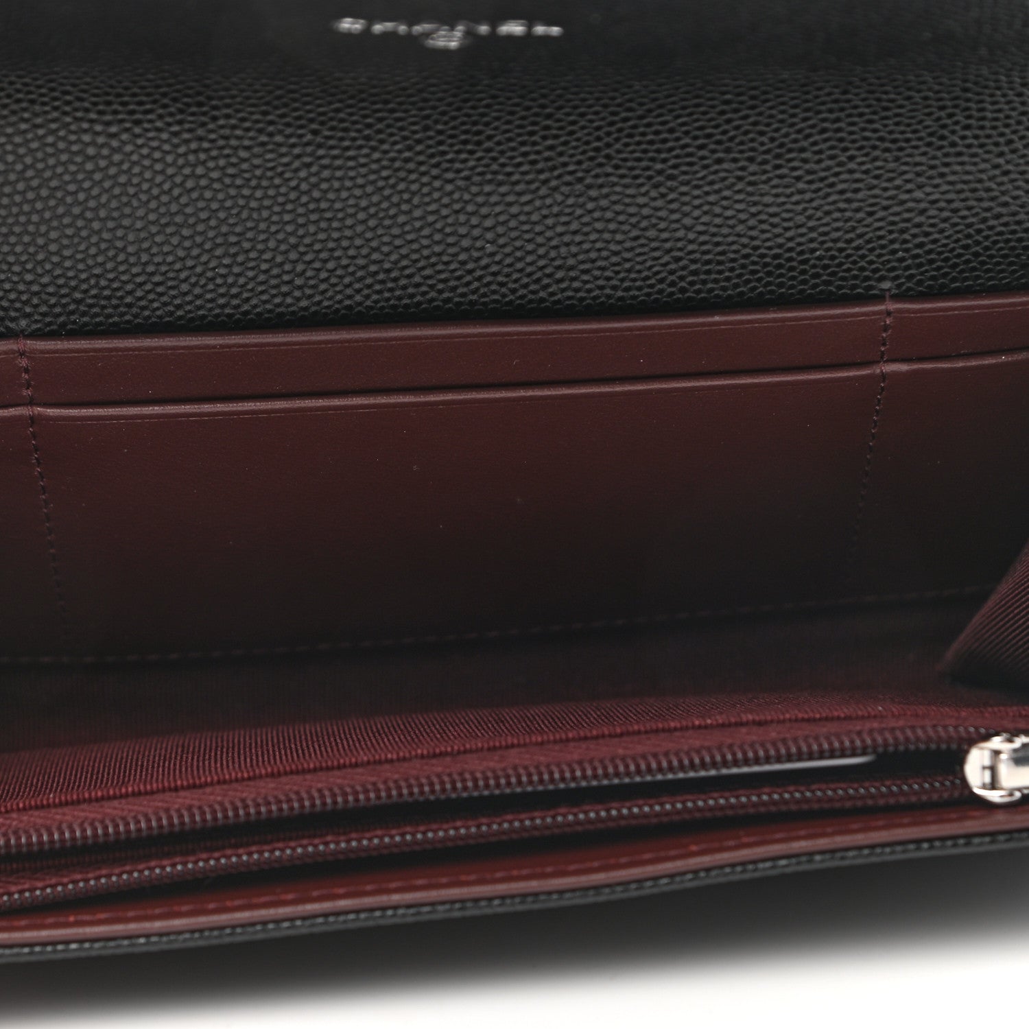 Chanel Caviar Quilted Medium Gusset Flap Wallet Black 5 of 9
