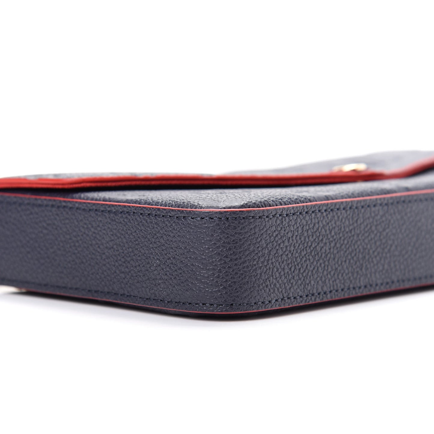 Empreinte Pochette Felicie Chain Wallet Marine Rouge