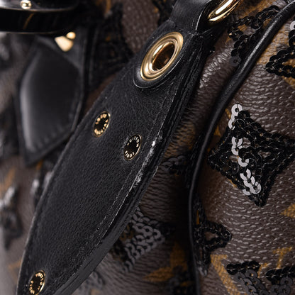 Louis Vuitton Monogram Sequins Eclipse Speedy 28 Black 11 of 11