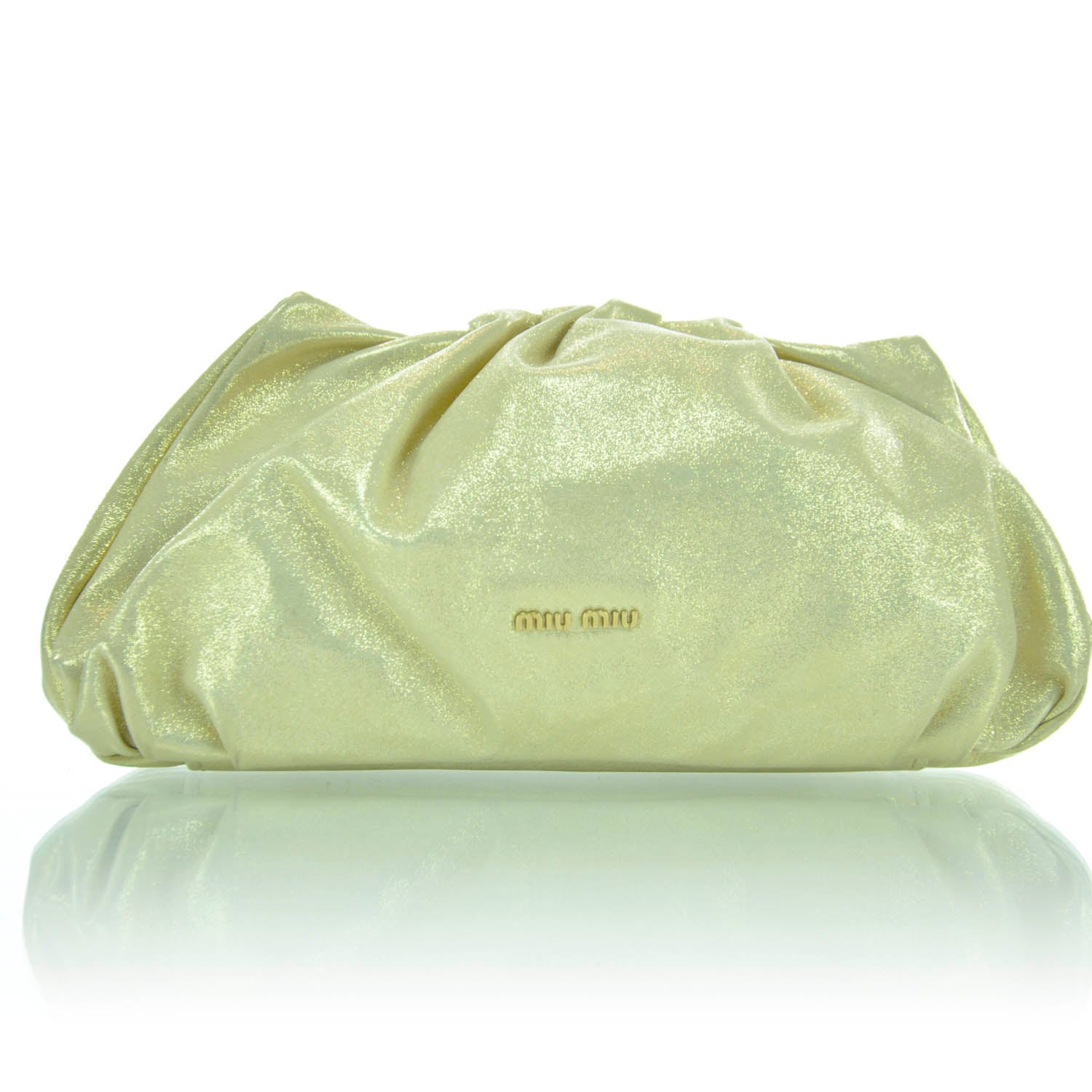 Miu Miu Lurex Pochette Platino 1 of 7