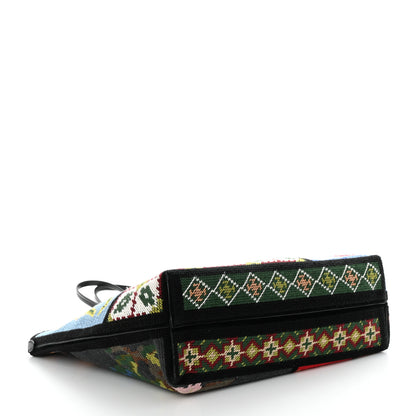 Alexander McQueen Tapestry Patchwork Small Shopper Tote in Multicolor 4 of 11