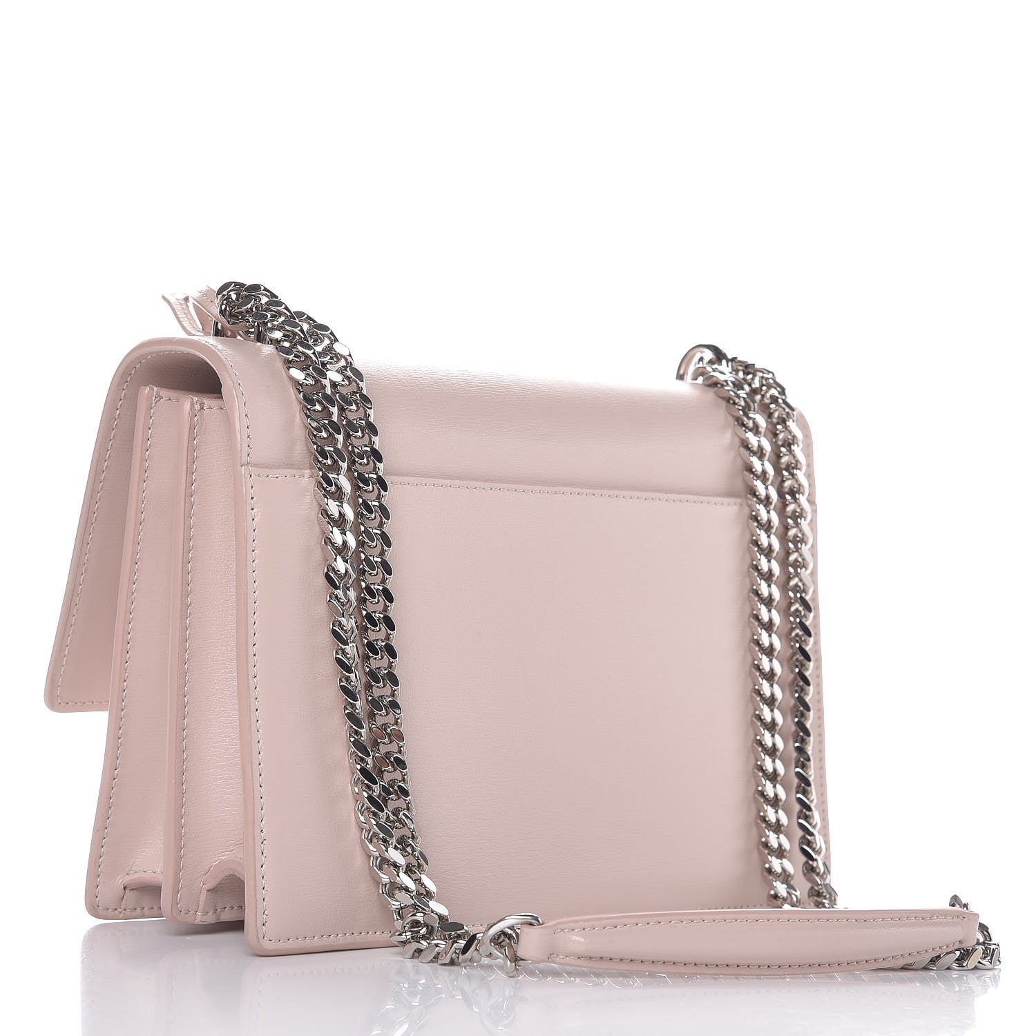 Saint Laurent Calfskin Medium Monogram Sunset Marble Pink 3 of 10
