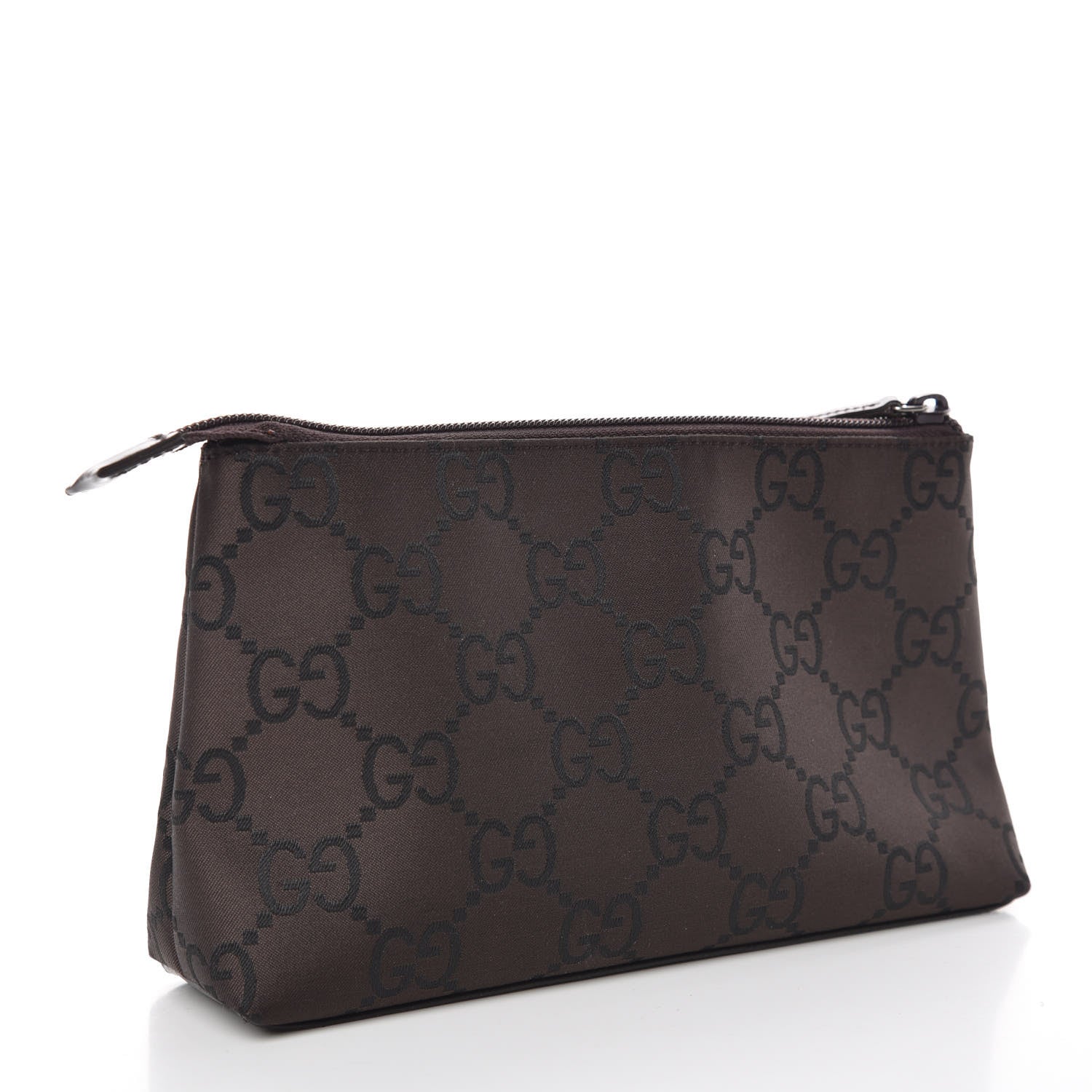 Gucci Nylon Monogram Cosmetic Pouch Brown 3 of 9