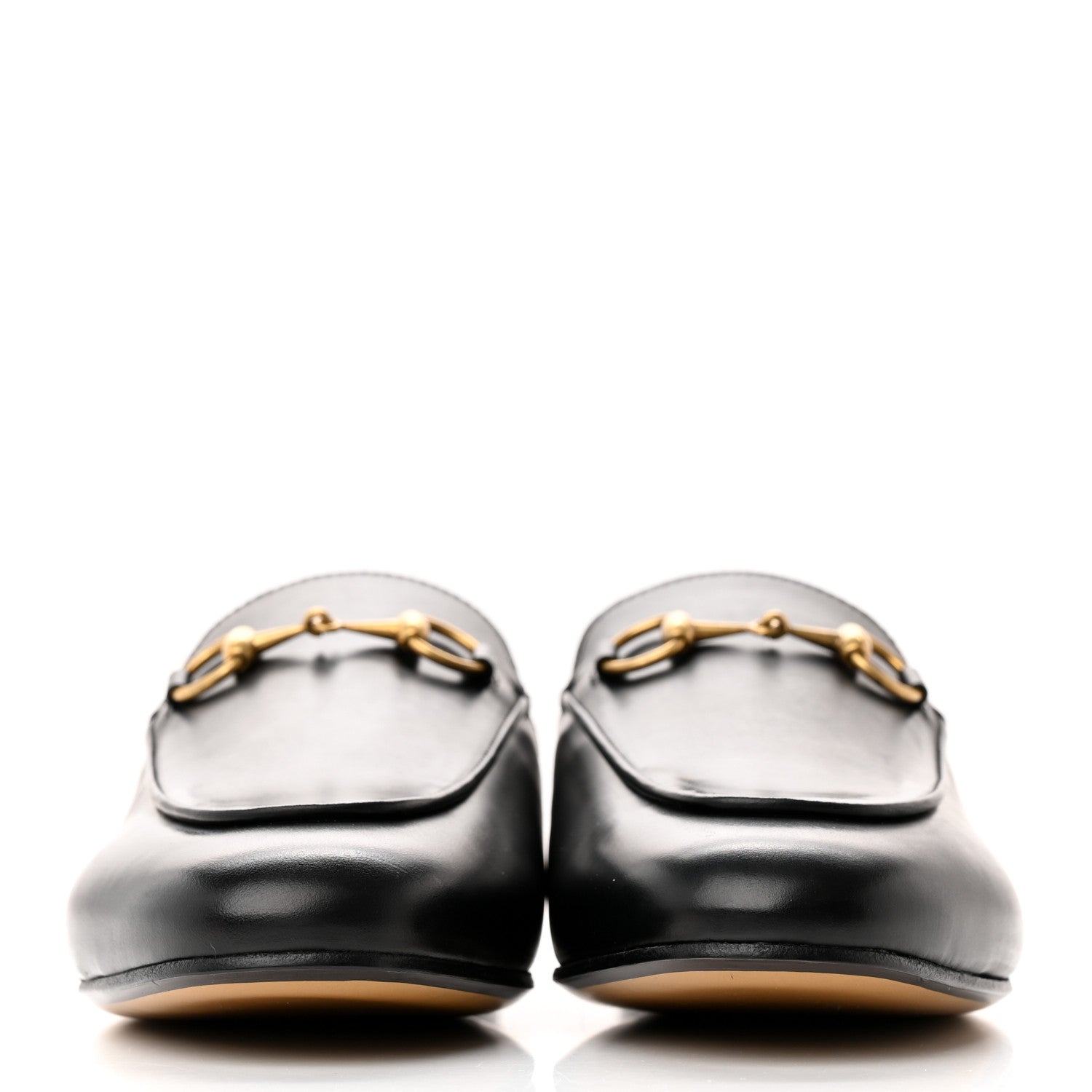 Gucci Calfskin Womens Princetown Slippers 37.5 Black 2 of 10