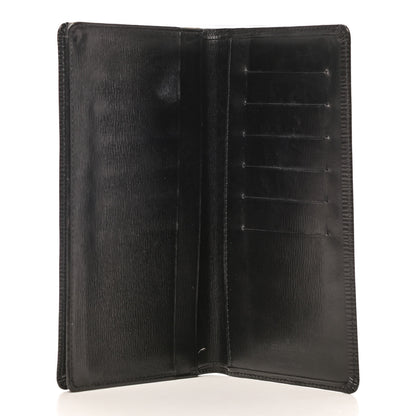 Louis Vuitton Epi Porte Valeurs Checkbook Wallet Black 5 of 6