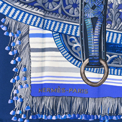 Hermes Silk Selle D Apparat Marocaine Scarf 90 2 of 3
