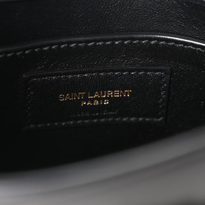 Saint Laurent Smooth Calfskin Mini Manhattan Shoulder Bag Black 6 of 11