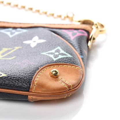 Louis Vuitton Monogram Multicolor Pochette Milla MM Black 6 of 10