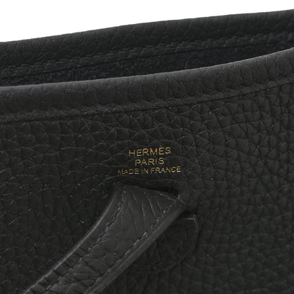 Hermes Taurillon Clemence Evelyne TPM Black 6 of 11
