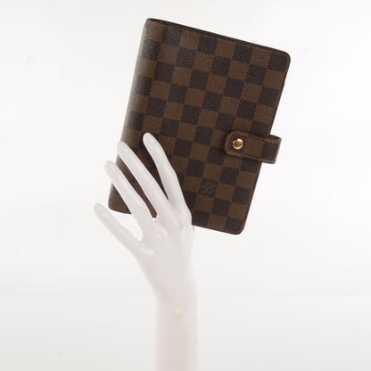 Louis Vuitton Damier Ebene Medium Ring Agenda Cover 2 of 7