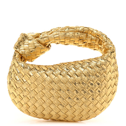 Bottega Veneta Metallic Nappa Intrecciato Mini Jodie Gold 1 of 10