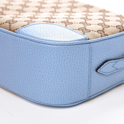 Gucci Monogram Mini Bree Messenger Bag Beige Mineral Blue 9 of 9