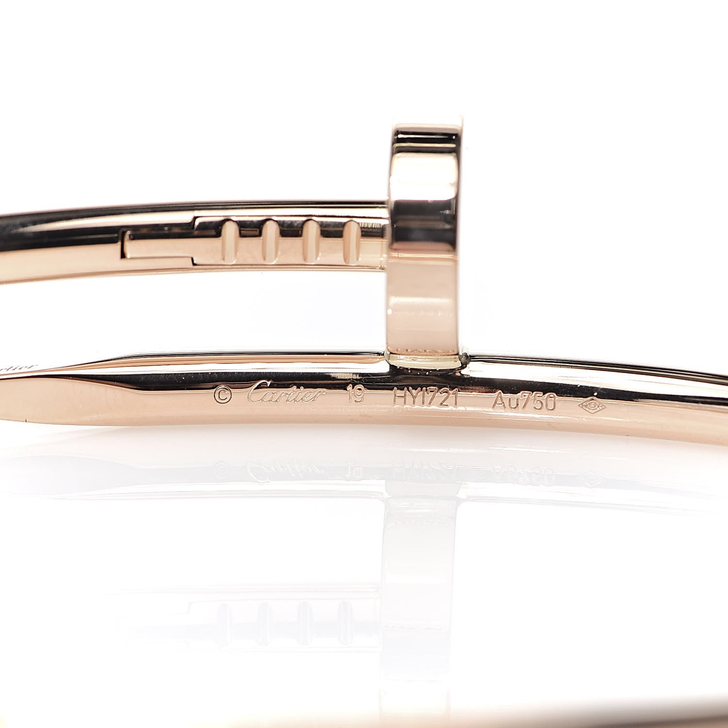 Cartier 18K Pink Gold Juste Un Clou Bracelet 19 4 of 4