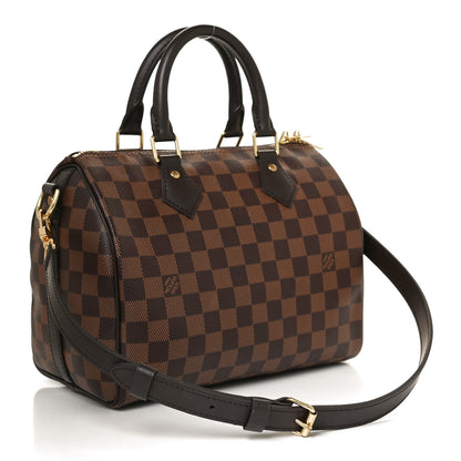 Louis Vuitton Damier Ebene Speedy Bandouliere 25 3 of 10