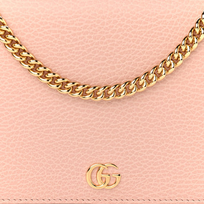 Gucci Dollar Calfskin Mini GG Marmont Chain Wallet Perfect Pink 7 of 11