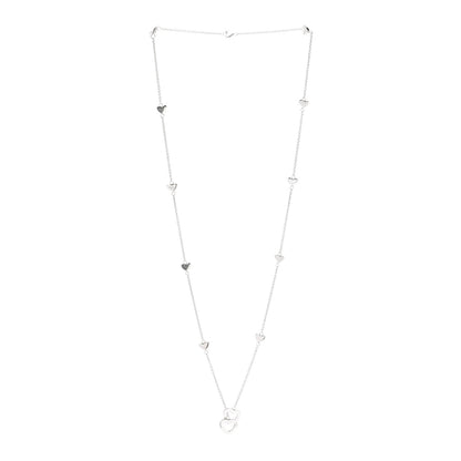 Tiffany Sterling Silver Heart Lariat Necklace 3 of 5