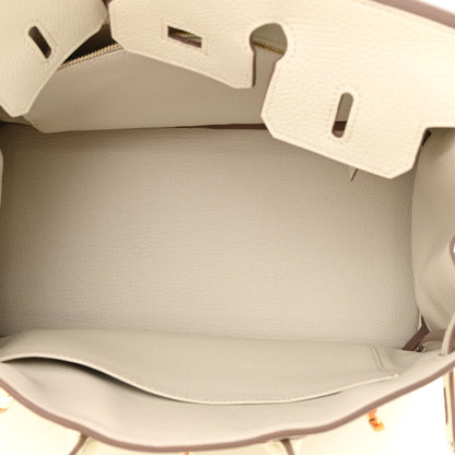 Hermes Togo Birkin 25 Mushroom 5 of 12