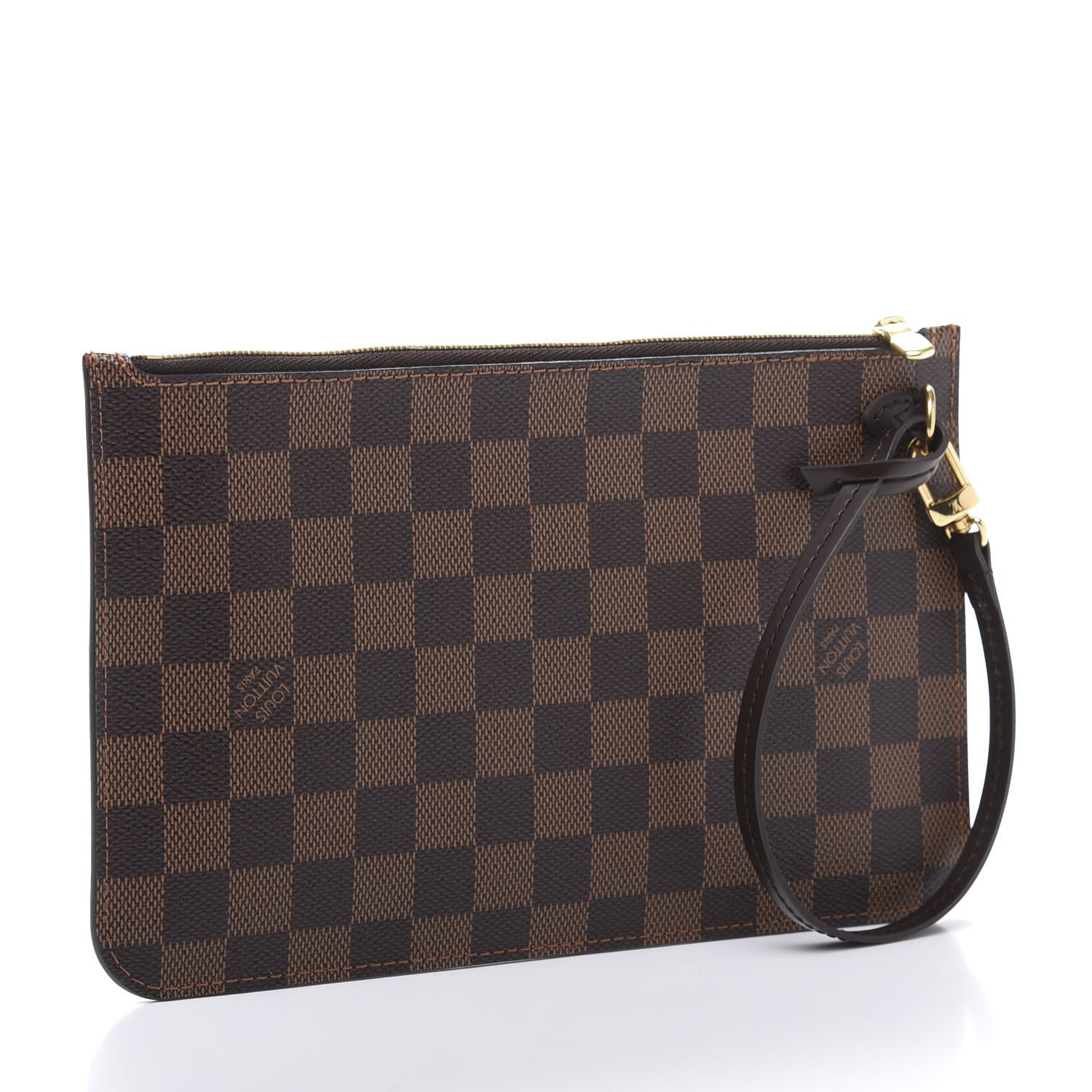 Louis Vuitton Damier Ebene Neverfull MM GM Pochette 3 of 9