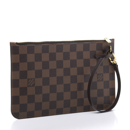 Louis Vuitton Damier Ebene Neverfull MM GM Pochette 3 of 9
