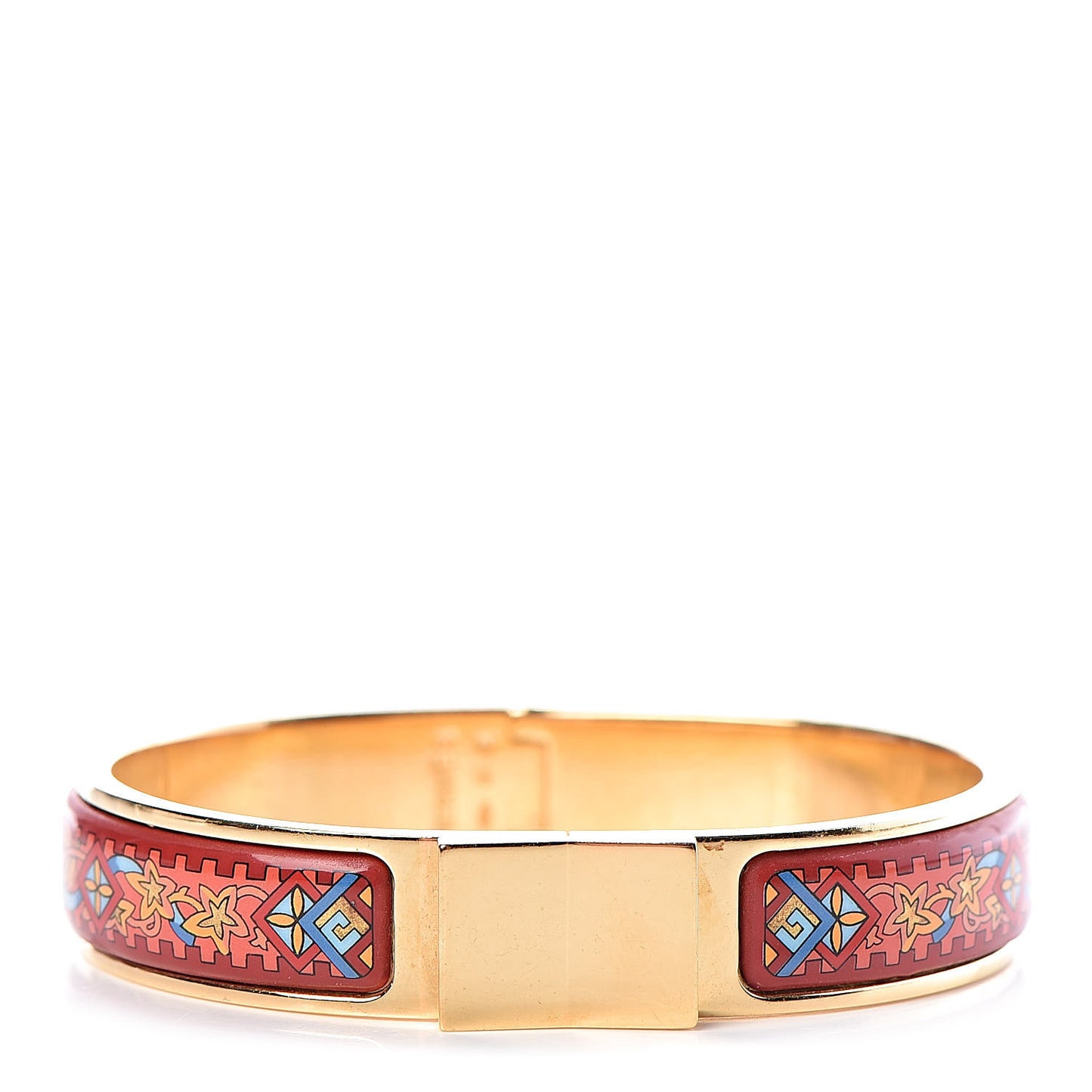 Enamel Printed Pilgrim Narrow Clic Clac