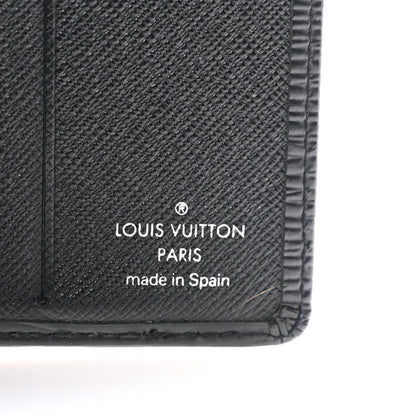 Louis Vuitton Epi 6 Card Billfold Wallet Black 6 of 6