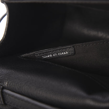 Burberry Derby Calfskin Vintage Check Small Macken Crossbody Bag Black 7 of 10