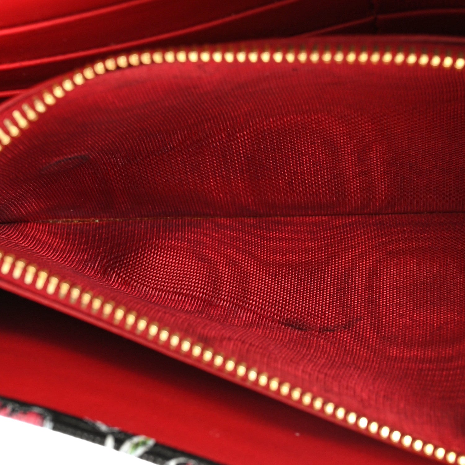 Prada Vitello Move Love Continental Flap Travel Wallet Black 7 of 18