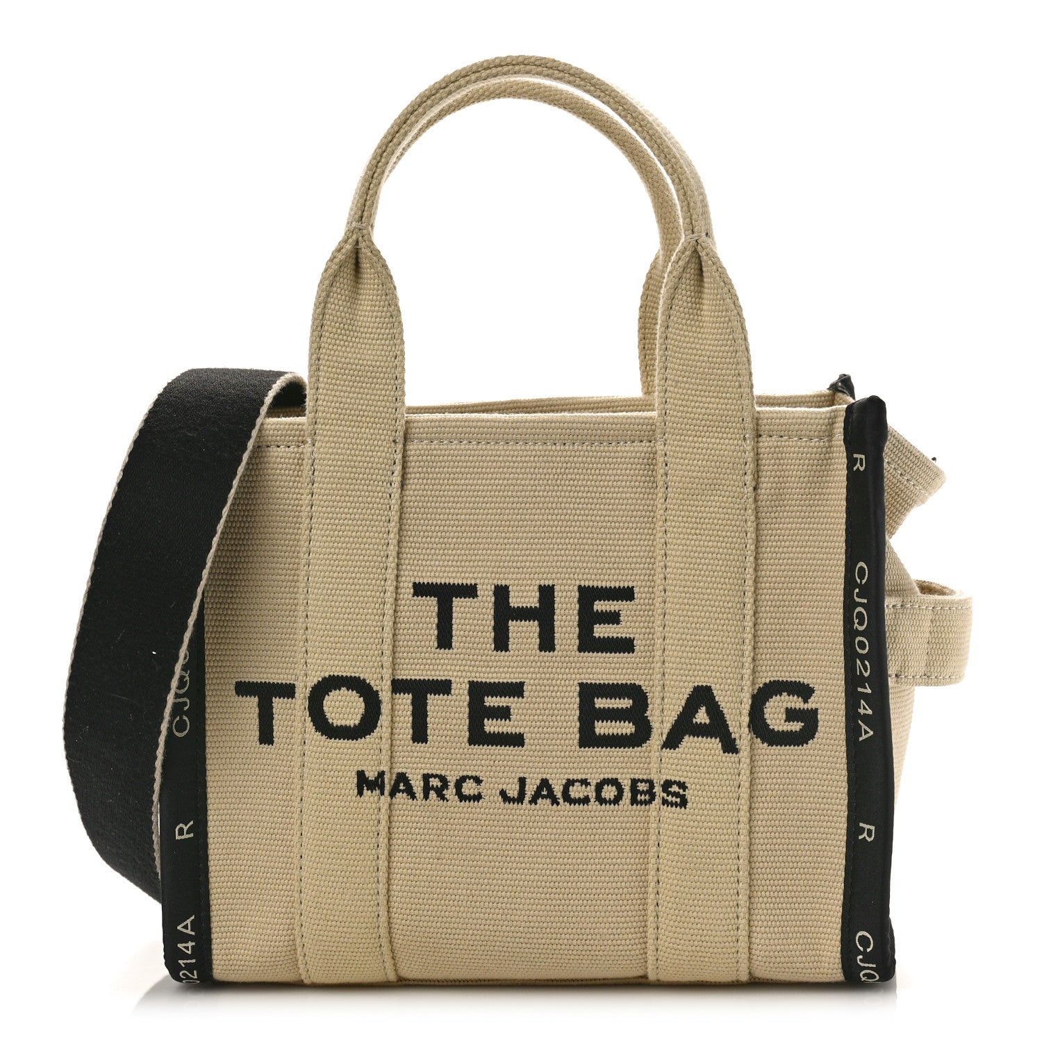 Marc Jacobs Jacquard Small The Traveler Tote Bag Warm Sand 1 of 10
