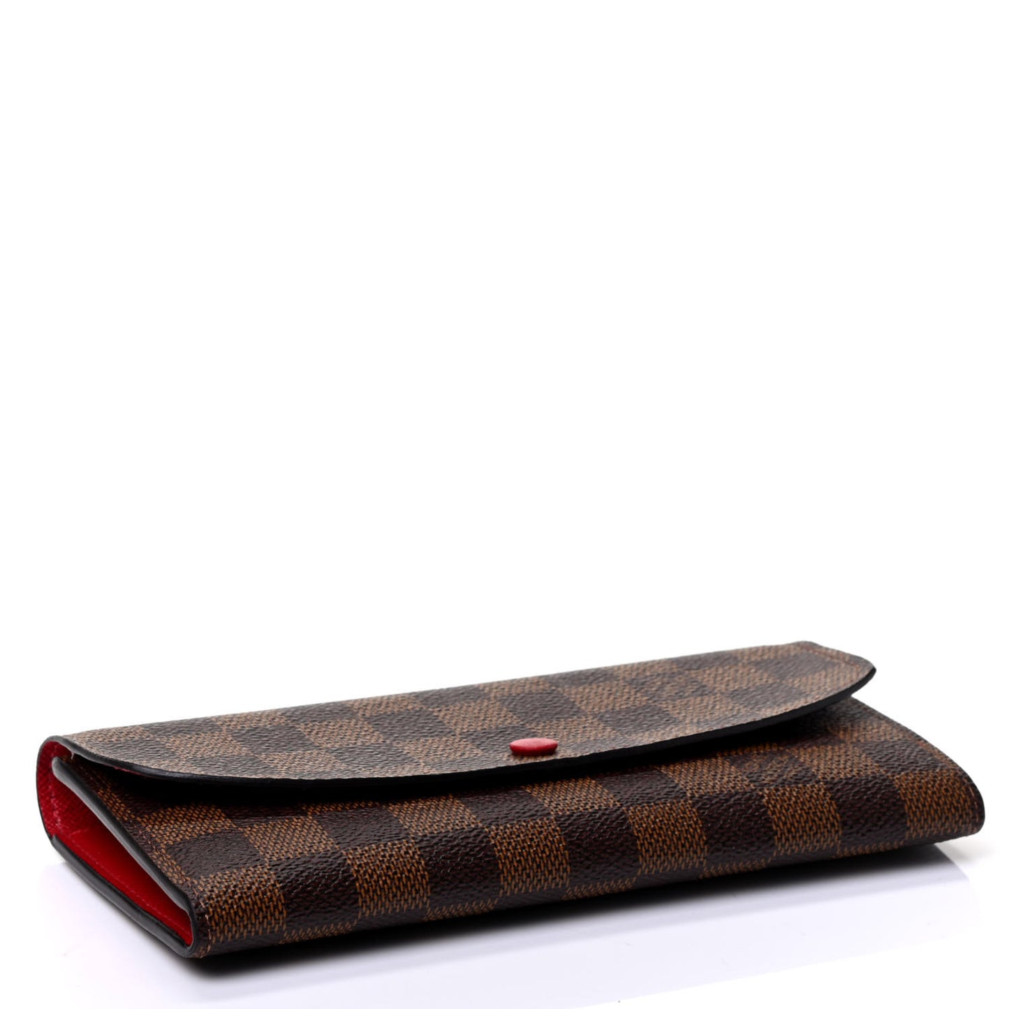 Damier Ebene Emilie Wallet Red