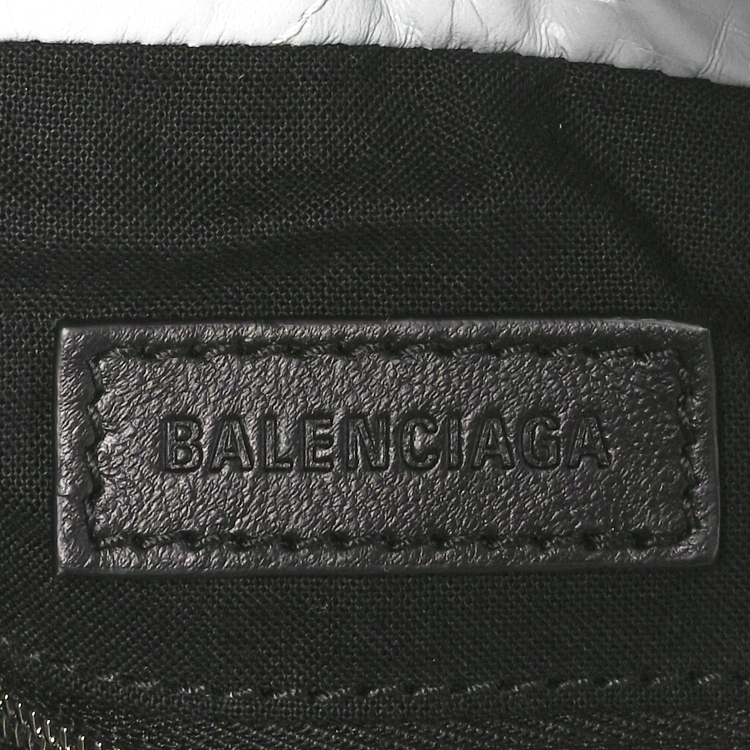 Balenciaga Crushed Calfskin Quilted Crush Small Tote Bag Light Blue 6 of 10