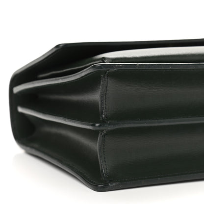 Saint Laurent Calfskin Medium Monogram Sunset Dark Green 10 of 13