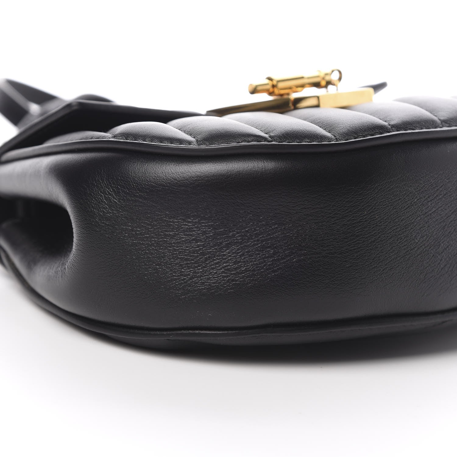 Chloe Calfskin Quilted Mini Drew Bijou Shoulder Bag Black 10 of 12