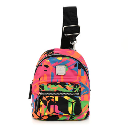 MCM Nylon Mini Stark Crossbody Multicolor 1 of 10