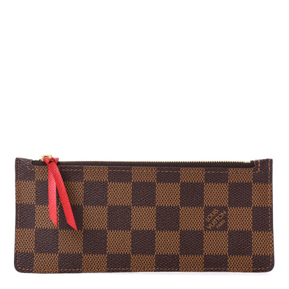 Louis Vuitton Damier Ebene Josephine Wallet Zippered Insert 1 of 9
