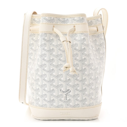 Goyard Goyardine Petit Flot Bucket Bag PM White 1 of 12