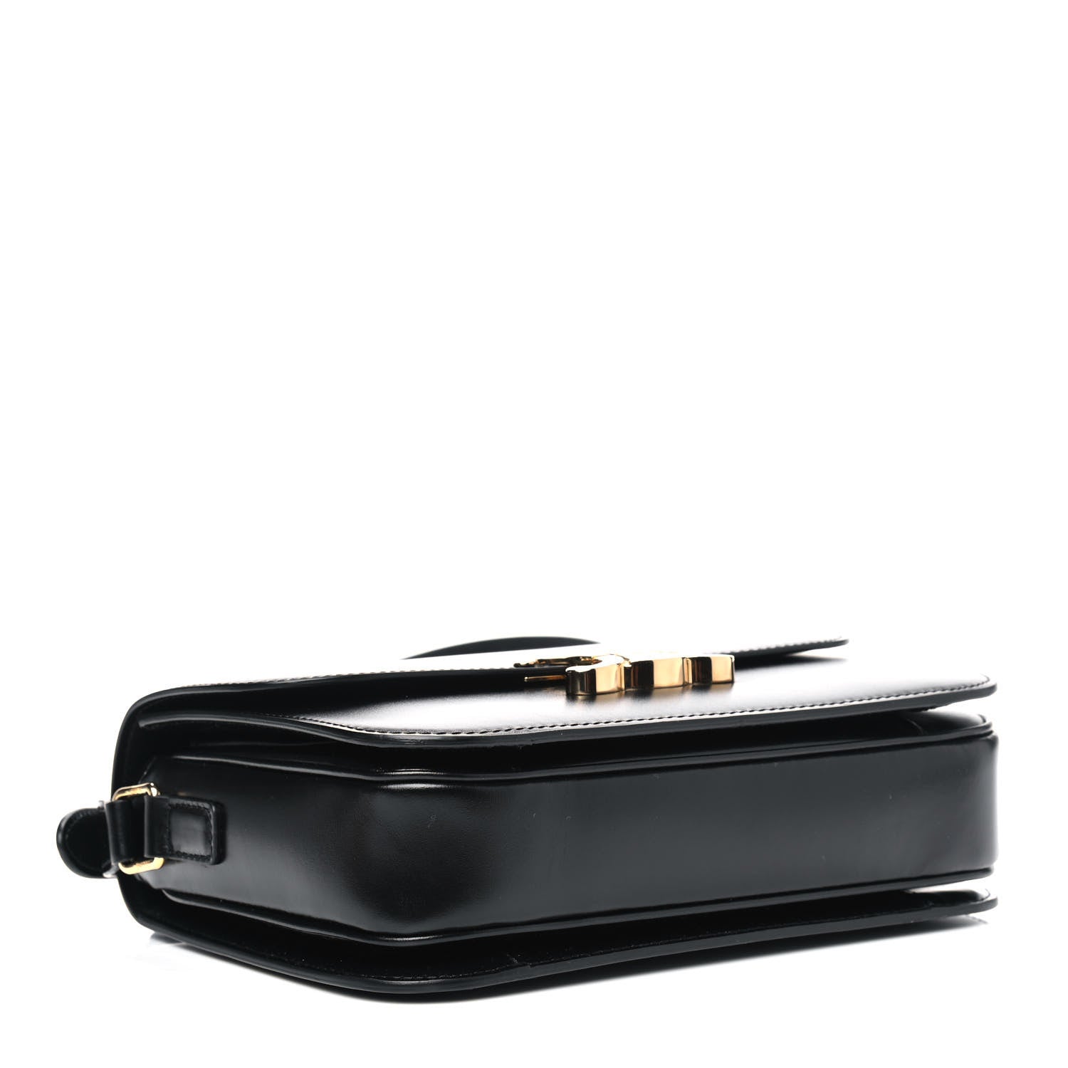 Celine Shiny Calfskin Medium Triomphe Black 3 of 7